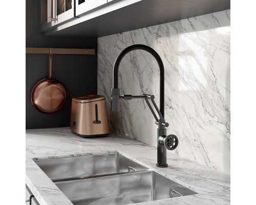 Смеситель для кухни Iddis Grange Графит