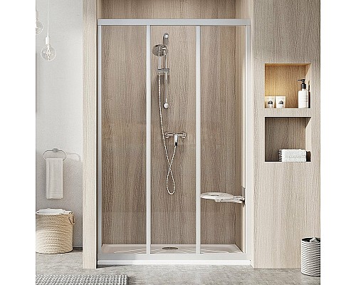 Душевая дверь Ravak Supernova ASDP3-120 00VG0UR2Z1 профиль Сатин стекло Transparent