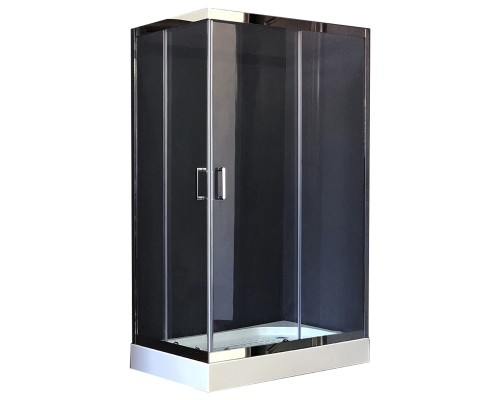 Душевой уголок Royal Bath 120х80 с поддоном Хром