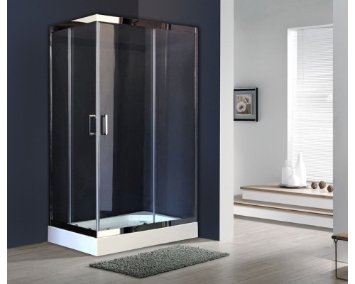 Душевой уголок Royal Bath 120х80 с поддоном Хром