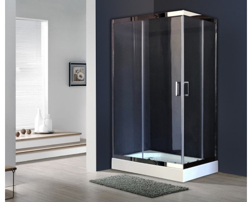 Душевой уголок Royal Bath 120х80 с поддоном Хром