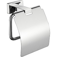 Держатель туалетной бумаги Belz B902 B90203 с крышкой Хром