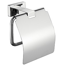 Держатель туалетной бумаги Belz B902 B90203 с крышкой Хром