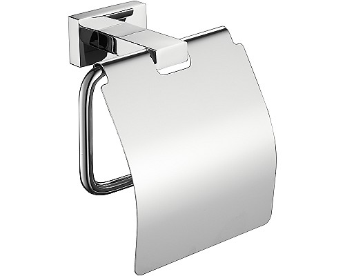 Держатель туалетной бумаги Belz B902 B90203 с крышкой Хром