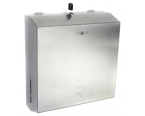 Диспенсер для бумажных полотенец Nofer 04006.S Матовая нержавеющая сталь