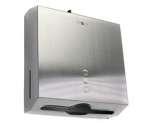Диспенсер для бумажных полотенец Nofer 04006.S Матовая нержавеющая сталь