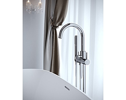 Смеситель напольный для ванны с душем Timo Saona 2310/00Y-CR хром