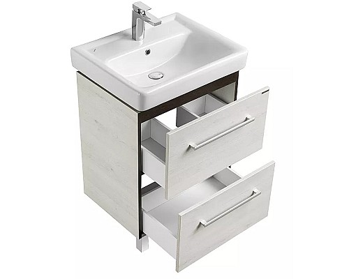 Тумба под раковину Aquaton Ронда 60 1A205001RSC20 Дуб сомерсет Венге