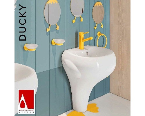 Мыльница Creavit Ducky BR20203Y Желтая