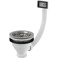 Выпуск для кухонной мойки Alcaplast A38 Нержавеющая сталь