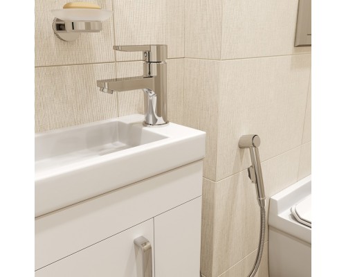 Смеситель для раковины с гигеническим душем IDDIS Sena SENSB00i08