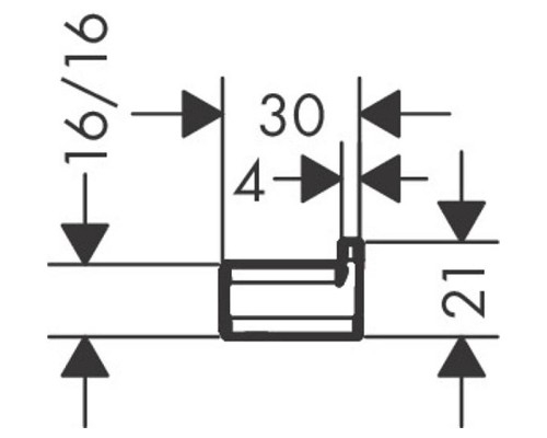 Крючок Hansgrohe AddStoris 41742990 Полированное золото