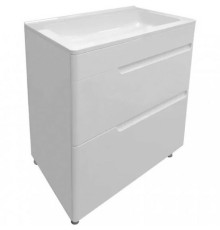 Тумба с раковиной Эстет Kare Luxe 70 ФР-00007071 Белая