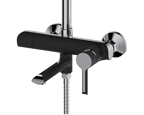 Душевая система Haiba HB24805-7 Черный Хром