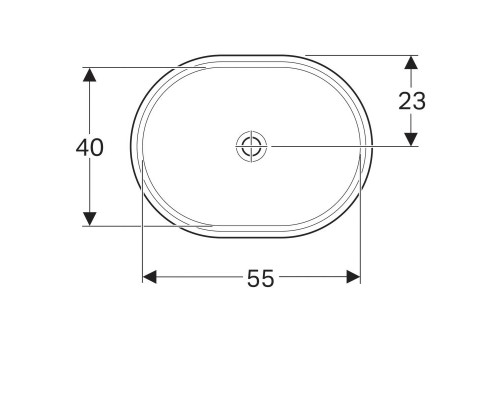 Раковина для ванной Geberit VariForm 500.758.01.2