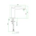 Смеситель для раковины Webert Pegaso PE830102560SSE