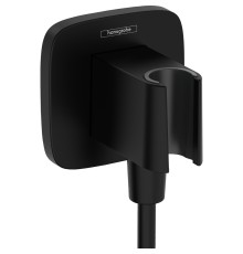 Шланговое подключение Hansgrohe FixFit Porter Q Черное матовое