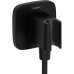 Шланговое подключение Hansgrohe FixFit Porter Q Черное матовое
