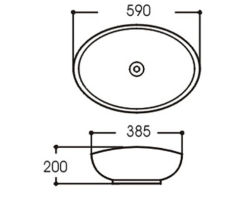 Раковина-чаша WellWant 59 WWRD1254W Белая Раковина-чаша WellWant 59 WWRD1254W Белая