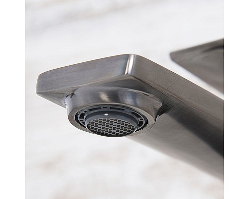 Смеситель для раковины WasserKRAFT Wiese 8403H Оружейная сталь