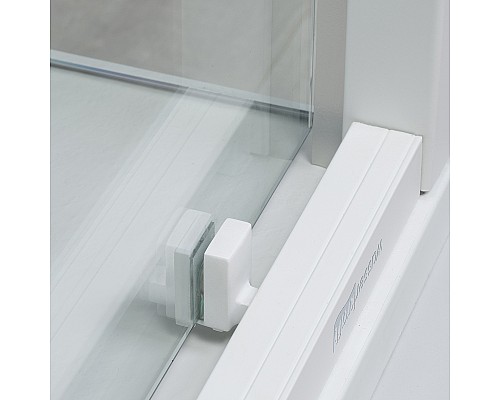 Душевая дверь WasserKRAFT Rhin 100 44S12 профиль Белый стекло прозрачное
