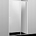 Душевая дверь WasserKRAFT Rhin 100 44S12 профиль Белый стекло прозрачное