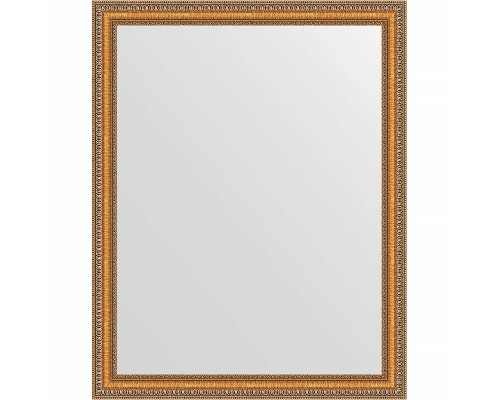 Зеркало Evoform Definite 95х75 BY 3266 в багетной раме - Золотые бусы на бронзе 60 мм