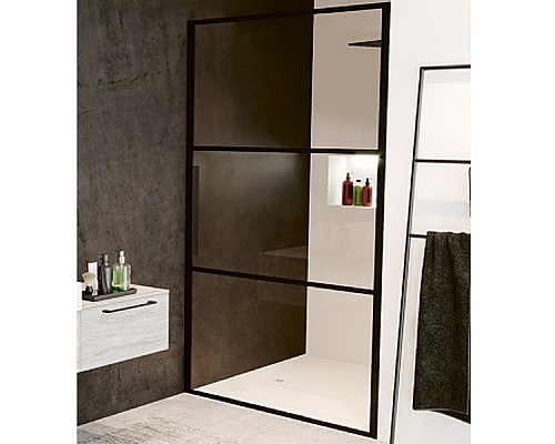 Душевая дверь Riho Grid 80 G004001121 (GB1080000) профиль Черный стекло прозрачное