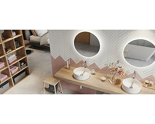 Зеркало Excellent Lumiro 80 DOEX.LU080.AC с подсветкой с сенсорным выключателем Зеркало Excellent Lumiro 80 DOEX.LU080.AC с подсветкой с сенсорным выключателем