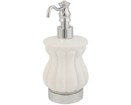 Дозатор для жидкого мыла Migliore Olivia 17483 Хром Белый