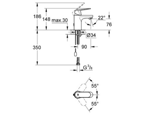 Смеситель Grohe для раковины