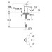 Смеситель Grohe для раковины