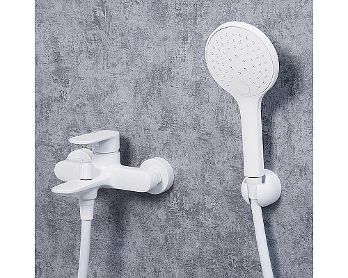 Смеситель для ванны WasserKRAFT Mindel 8501 Белый матовый