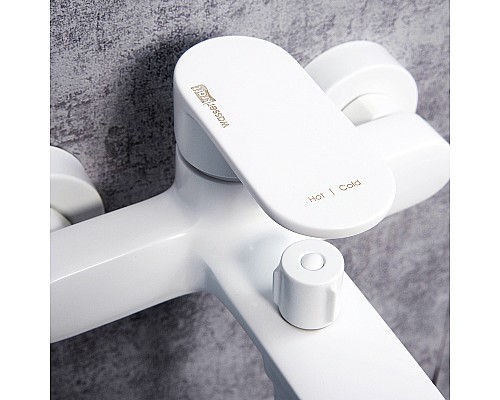 Смеситель для ванны WasserKRAFT Mindel 8501 Белый матовый