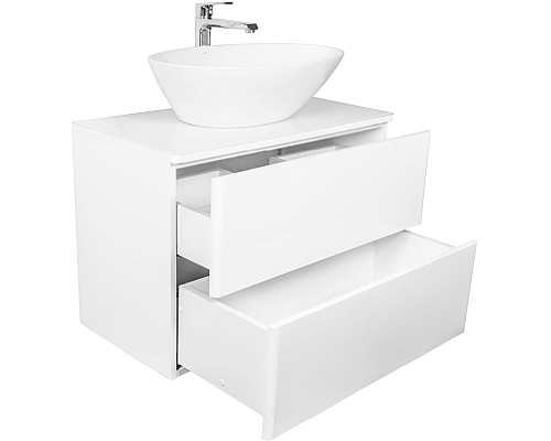 Тумба с раковиной Orange Otto 75 подвесная Белая