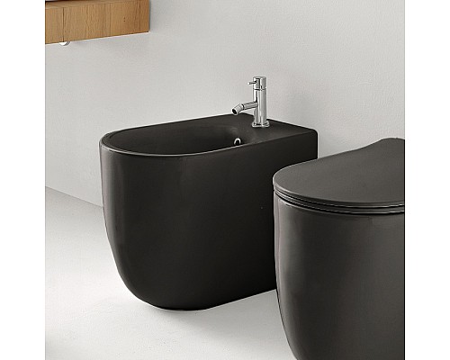 Биде напольное приставное Kerasan Nolita 532031