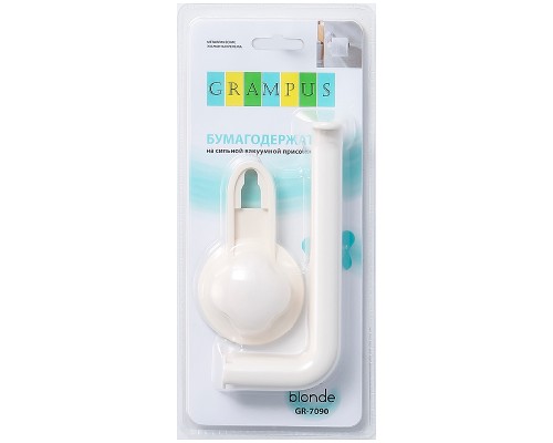 Держатель туалетной бумаги Grampus Blonde GR-7090 Белый