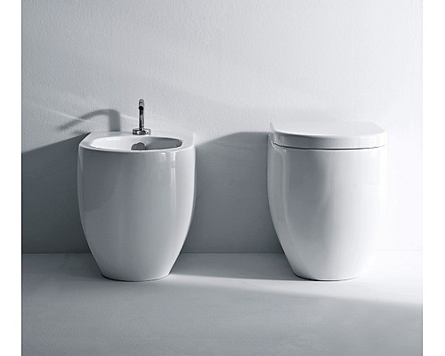 Унитаз приставной Kerasan Flo 311801 белый