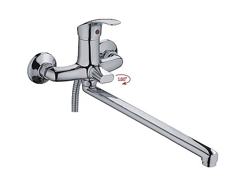 Смеситель для ванны Haiba HB2236 универсальный Хром