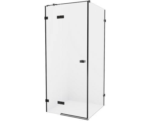 Душевое ограждение NEW TRENDY AVEXA BLACK 80x100x200 (черный)