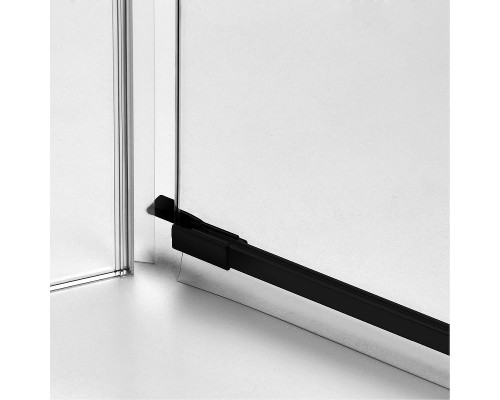 Душевое ограждение NEW TRENDY AVEXA BLACK 80x100x200 (черный)