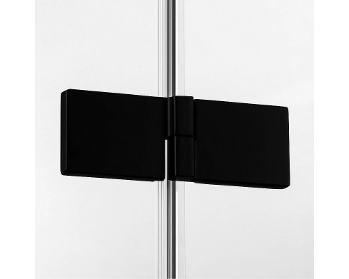 Душевое ограждение NEW TRENDY AVEXA BLACK 80x100x200 (черный)