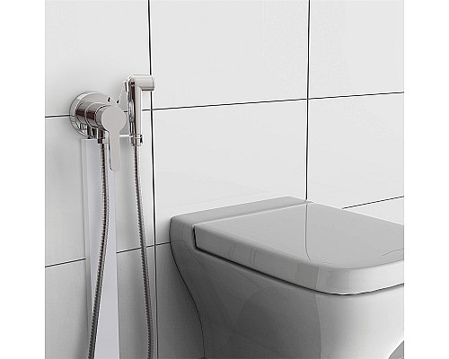 Гигиенический душ со смесителем Paini Aosta 92CR304KM с наружным подключением Хром