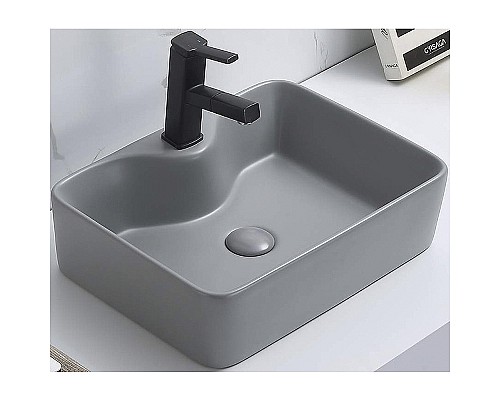Раковина-чаша CeramaLux 48 7291MH-5 Светло-серая