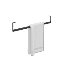 Держатель для полотенец Kerama Marazzi к раковинам LOGICA 70 с крепежом, черный матовый