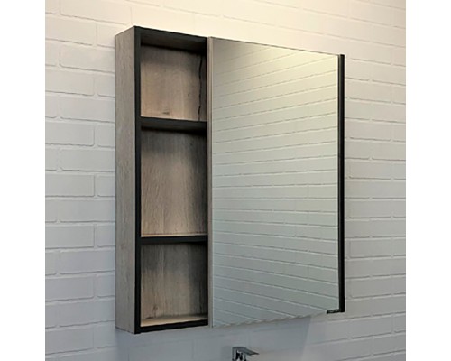 Зеркальный шкаф Comforty Вена 70 00-00009272 Дуб дымчатый