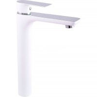 Смеситель для раковины Rav Slezak Vltava VT430.5CB Белый глянцевый Хром