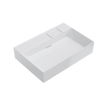 Раковина Kerama Marazzi LOGICA подвесная без отверстий 70, белая глянцевая