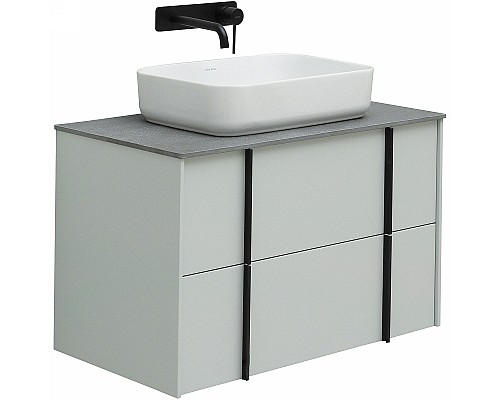 Тумба под раковину Allen Brau Reality 80 1.32005.PWM подвесная Папирус матовый