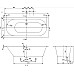 Квариловая ванна Villeroy&Boch Oberon 190x90 UBQ199OBE2V-01